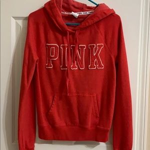 Red Pink Victoria’s Secret hoodie